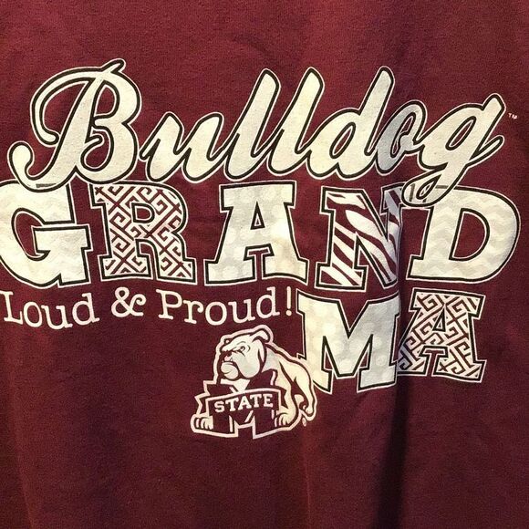Blouse MS Sate Bulldog grandma Size extra large New with tags ￼ - Picture 3 of 7